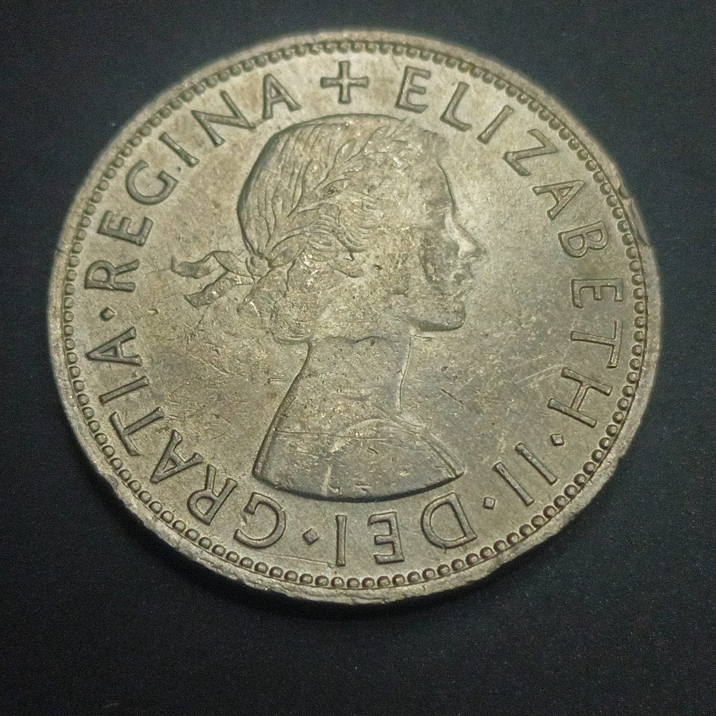 1/2 Crown 1962 - Elizabeth II - United Kingdom(Ref: AUC1738)