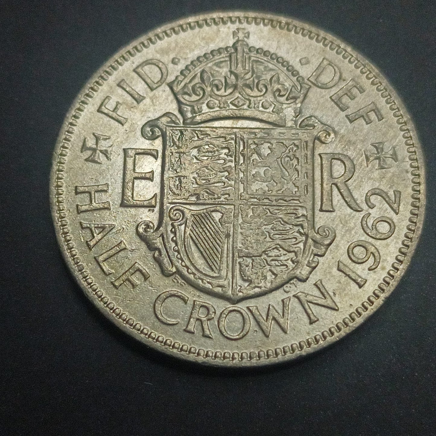 1/2 Crown 1962 - Elizabeth II - United Kingdom(Ref: AUC1738)