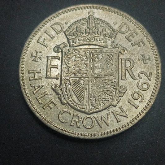 1/2 Crown 1962 - Elizabeth II - United Kingdom(Ref: AUC1738)