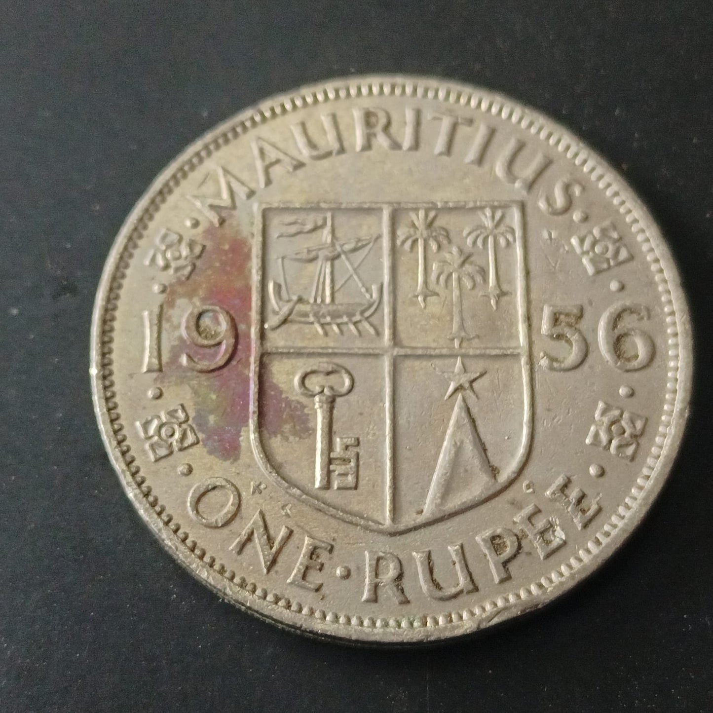 1 Rupee 1956 - Elizabeth II - Mauritius (Ref: AUC1795)