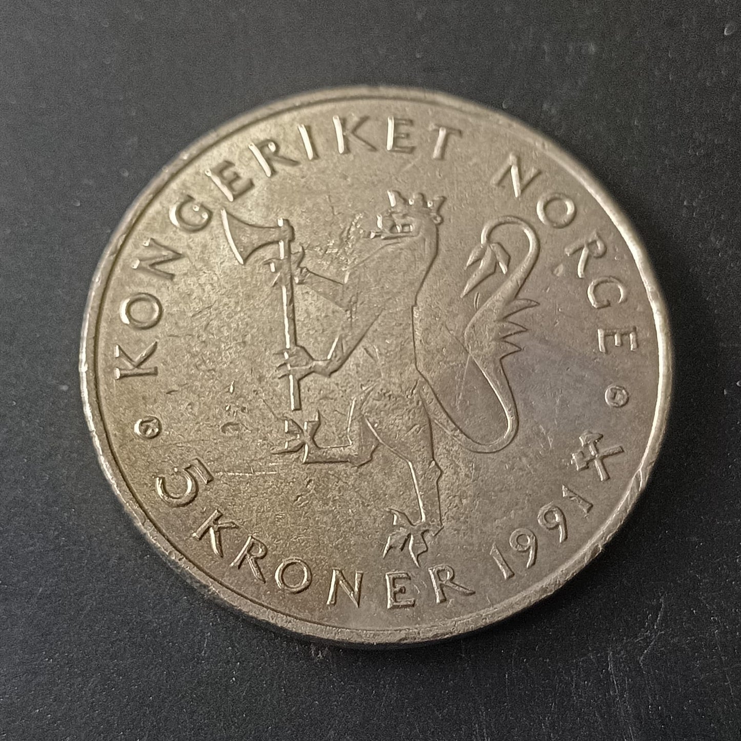 5 Kroner 1991 (175th anniversary - National Bank) - Norway (ref: AUC1801)