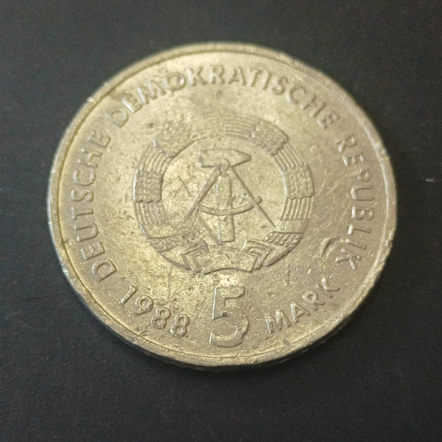 5 Mark 1988 (150th anniversary of the first German locomotive "Saxonia") - Germany - (Ref: AUC1831)