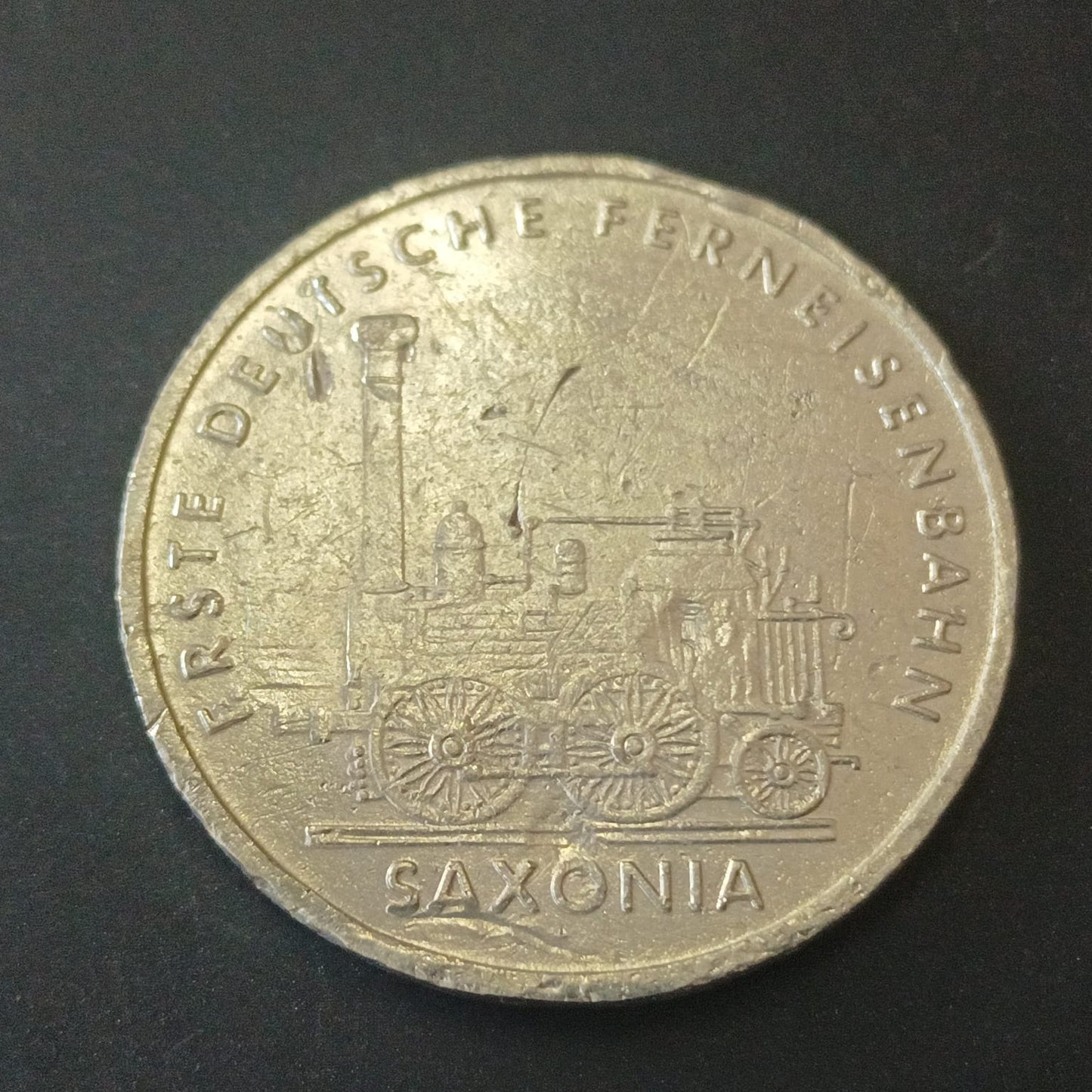 5 Mark 1988 (150th anniversary of the first German locomotive "Saxonia") - Germany - (Ref: AUC1831)