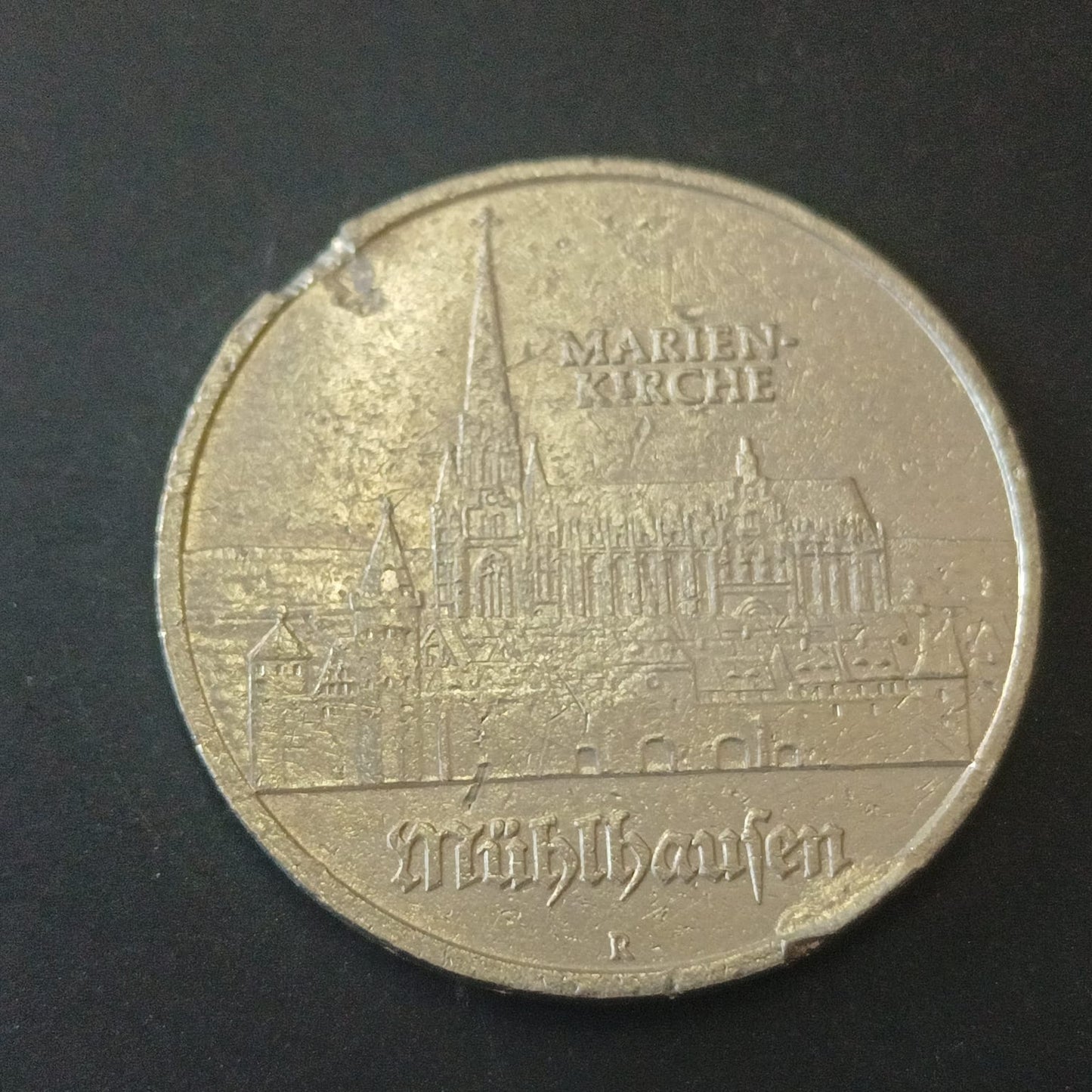 5 Mark 1989 Marienkirche -  Germany (Ref: AUC1833)
