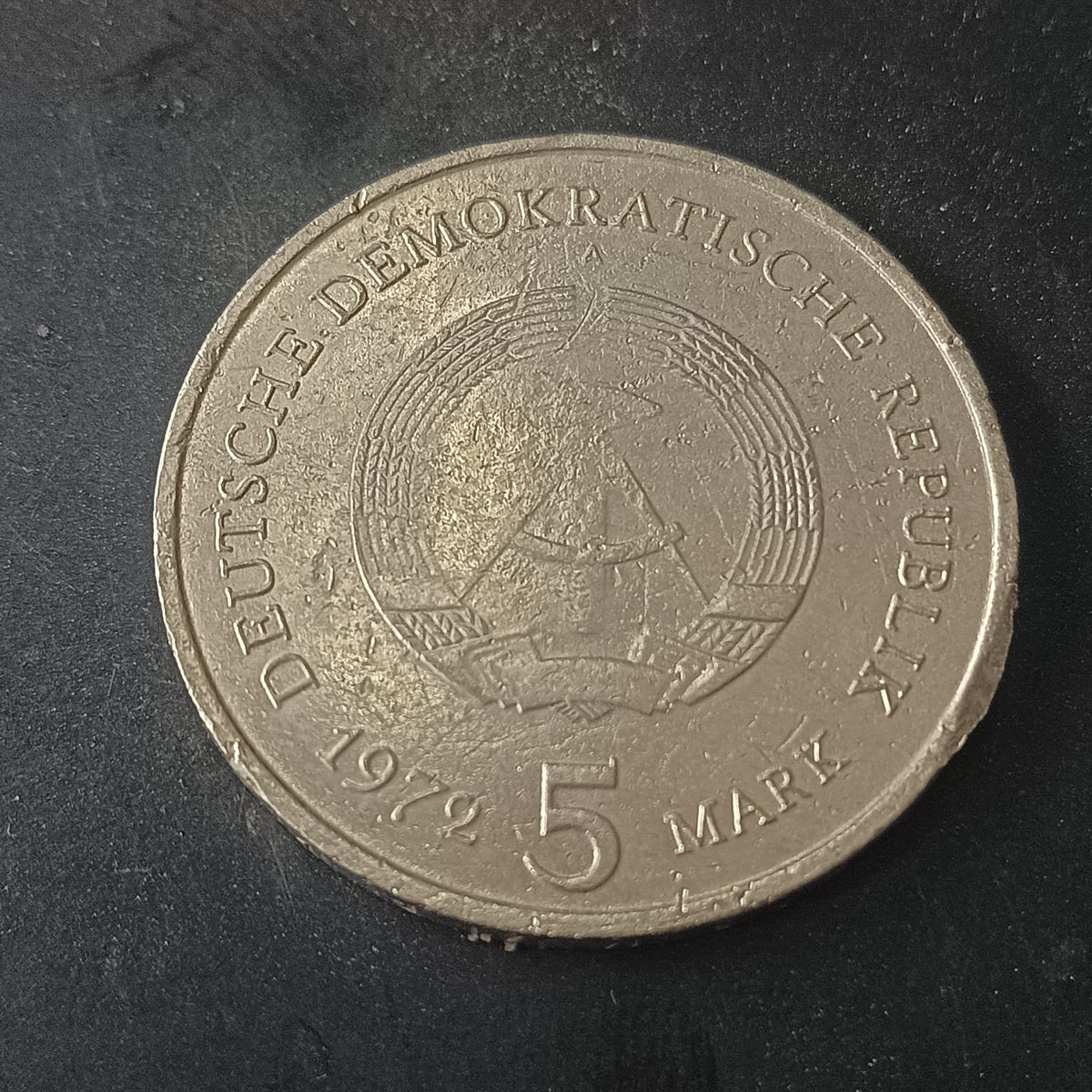 5 Mark 1989 (Katharinenkirche) - Germany (Ref: AUC1854)