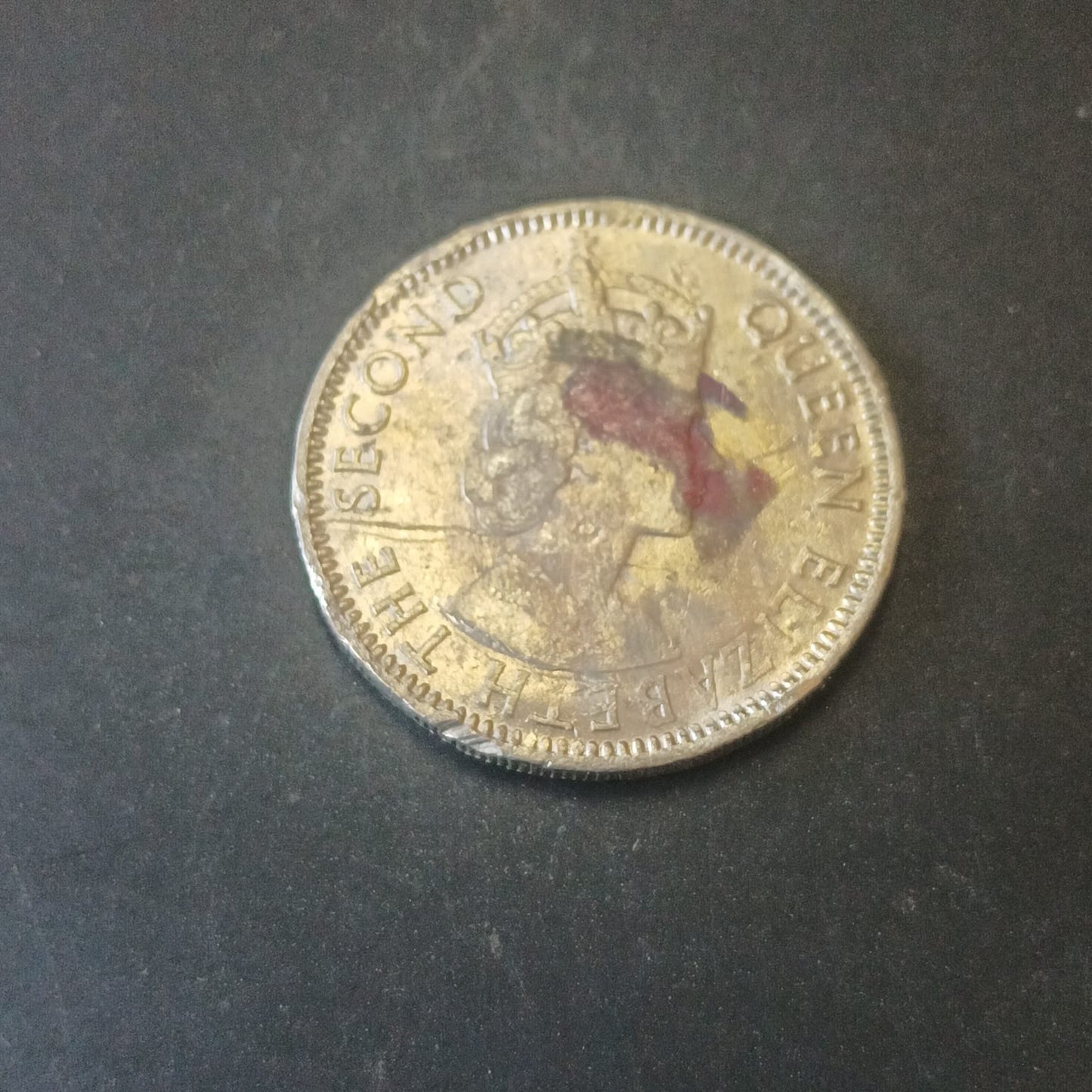 50 Mils 1955 - Elizabeth II 1st portrait - Cyprus (Ref: AUC1861)