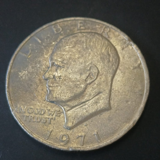 1 Dollar "Eisenhower Dollar" 1971 - U.S.A (Ref: AUC1865)