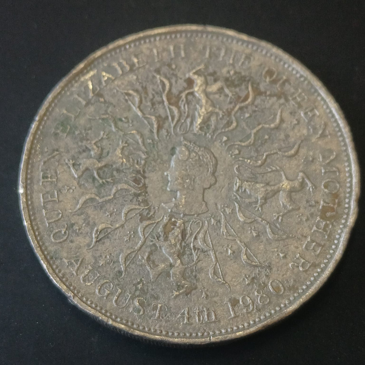 25 New Pence 1980 - 80th birthday of Queen Elizabeth the Queen Mother - United Kingdom (Ref: AUC1869)