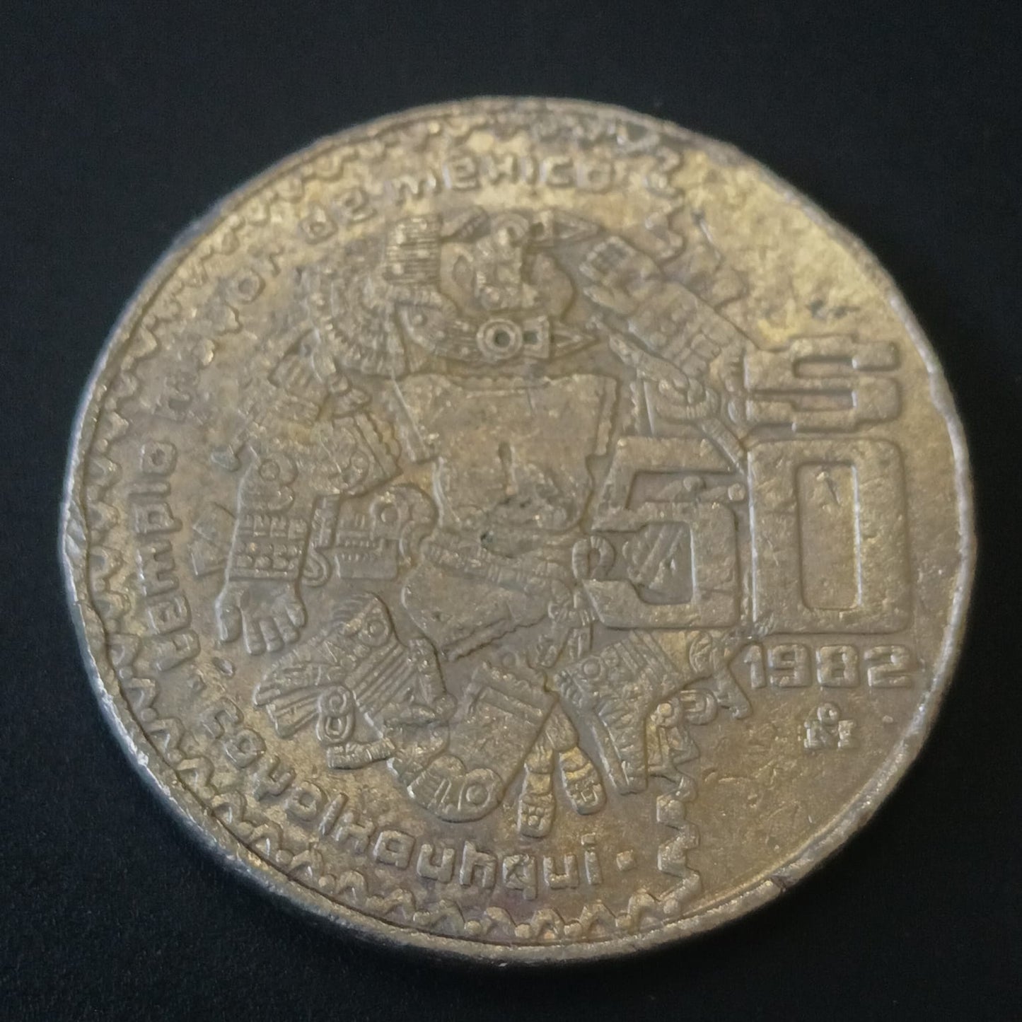 50 Pesos 1982 (Coyolxauhqui) - Mexico (Ref: AUC1871)
