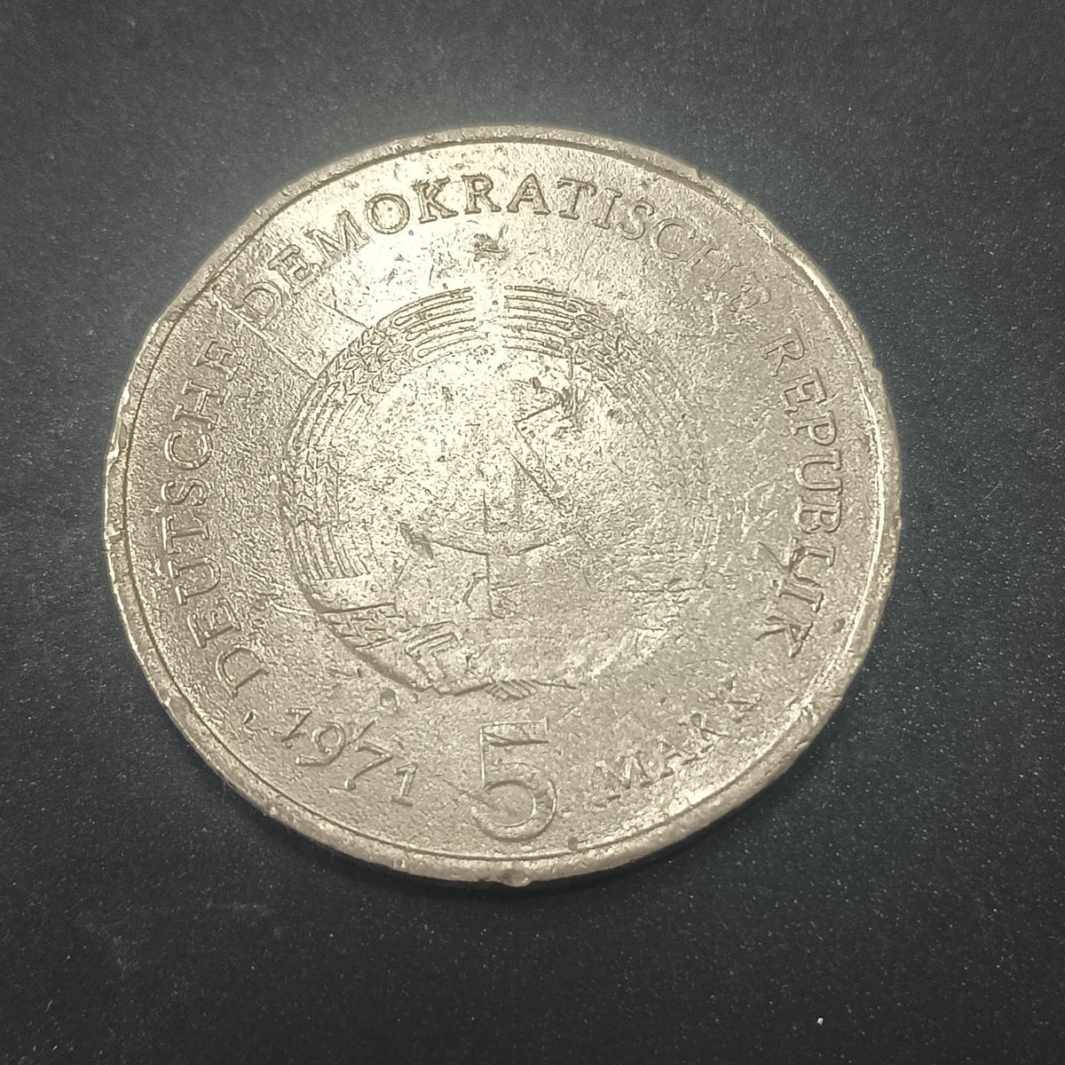 5 Mark 1971 (Brandenburg Gate) - Germany (Ref: AUC1935)