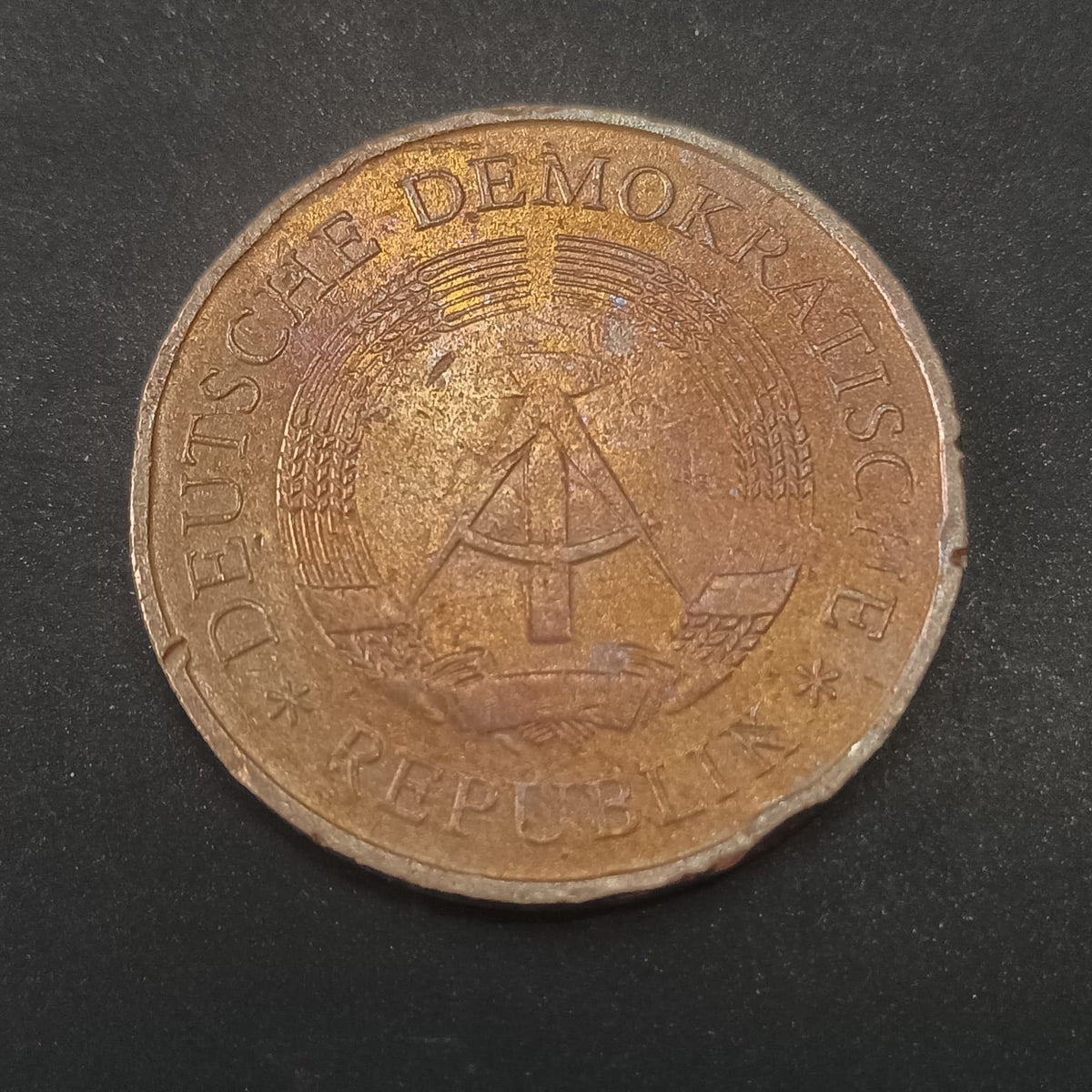5 Mark 1969 (20th Anniversary of the founding of the GDR 1949-1969) - Germany (Ref: AUC1938)