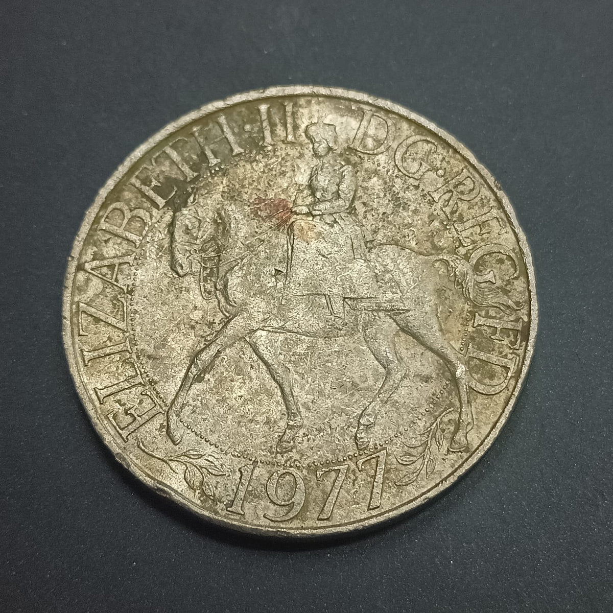 25 New Pence  1977- Elizabeth II Silver Jubilee - United Kingdom (Ref: AUC1947)