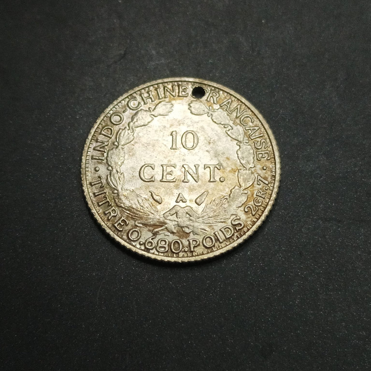 10 Cents (Pattern) Copper Nickel 1937 - French Indochina  - (Ref : AUC1969)