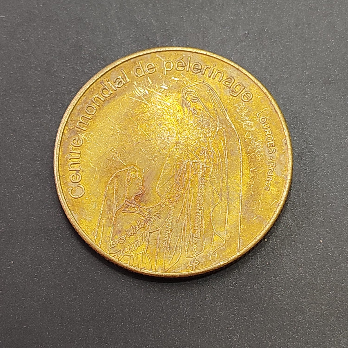 France Jeton touristique - National Tokens - Lourdes - Centre mondial de pélerinage (Ref : AUC1987)
