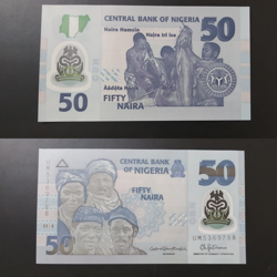 50 Naira UNC - Nigeria Polymer Note