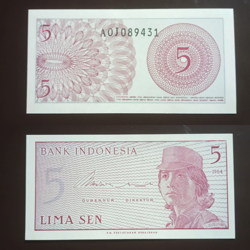 5 Sen UNC - Indonesia Old Issue