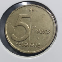 5 Francs Albert II - Belgium