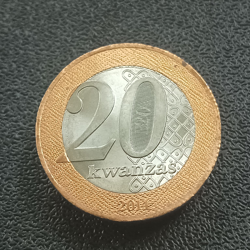 20 Kwanza 2014  - Angola Circulating commemorative