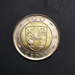 100 Cedis AUNC - Ghana