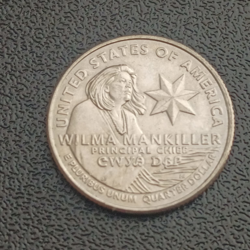 1/4 Dollar - USA- Wilma Mankiller