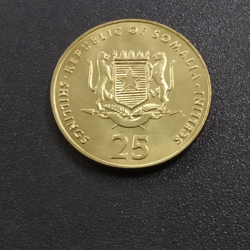 25 Shillings 2001 (Soccer) - Somalia