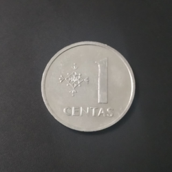 1 Centas 1991 - Lithuania