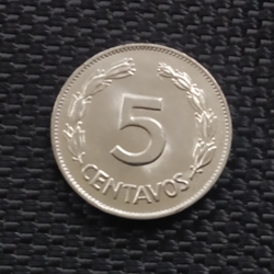 5 Centavos 1970 UNC- Ecuador