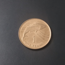 1 Penny 1997 UNC (Elizabeth II 3rd portrait) - 	Saint Helena and Ascension