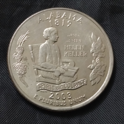 1/4 Dollar USA - Alabama State Commemorative