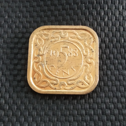 5 Cents 1988 UNC - Suriname
