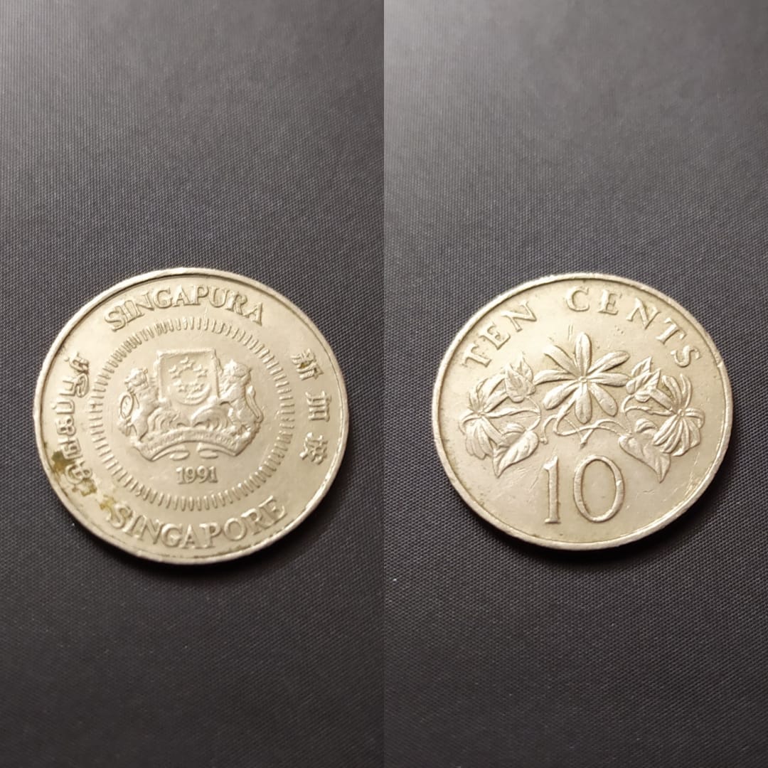 10 Cents - Singapore (Old issue)