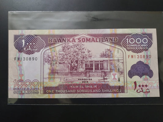 1000 Shillings UNC - Somaliland