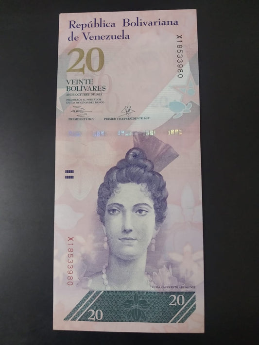 20 Bolivares UNC - Venezuela