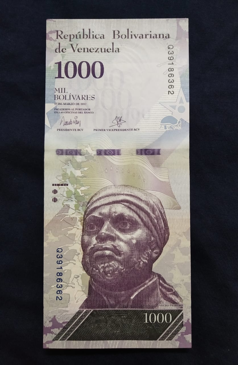 1000 Bolivares UNC - Venezuela