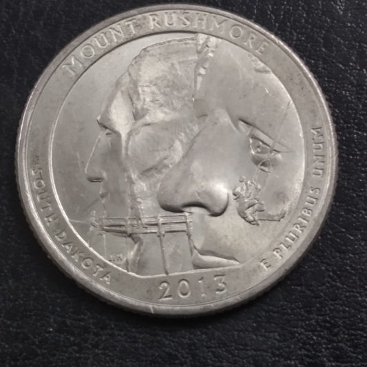 1/4 Dollar USA - South Dakota (Mount Rushmore)