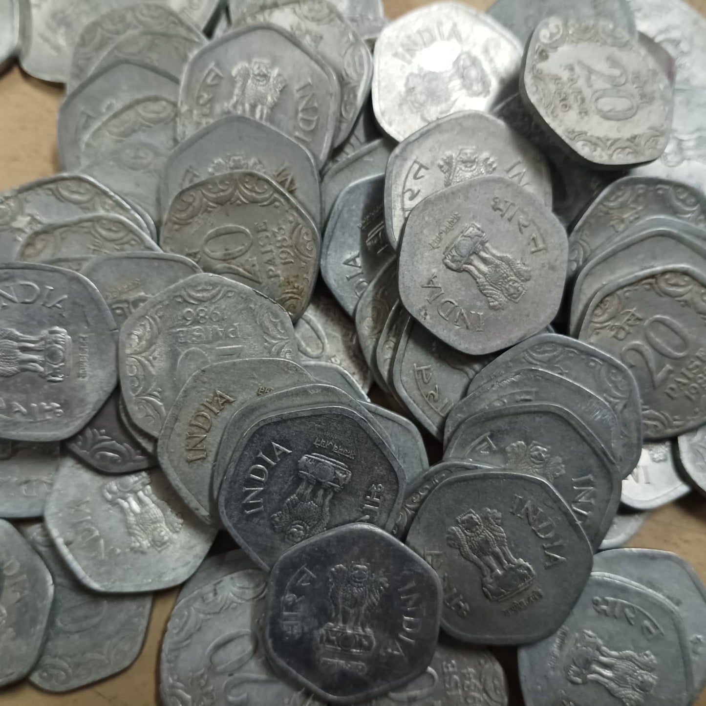 20 Paise Aluminum Coin Lot