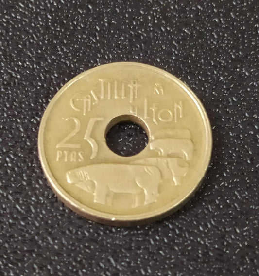 25 Pesetas 1995 (Castile and Leon) - Spain : Autonomous Communities