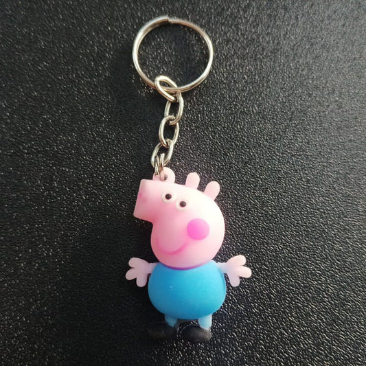 George the Pig- Keychain (25mm x 30mm)