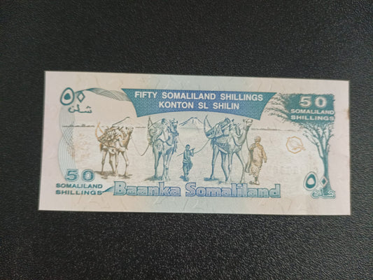 50 Shillings 2002 UNC Scarce - Somaliland