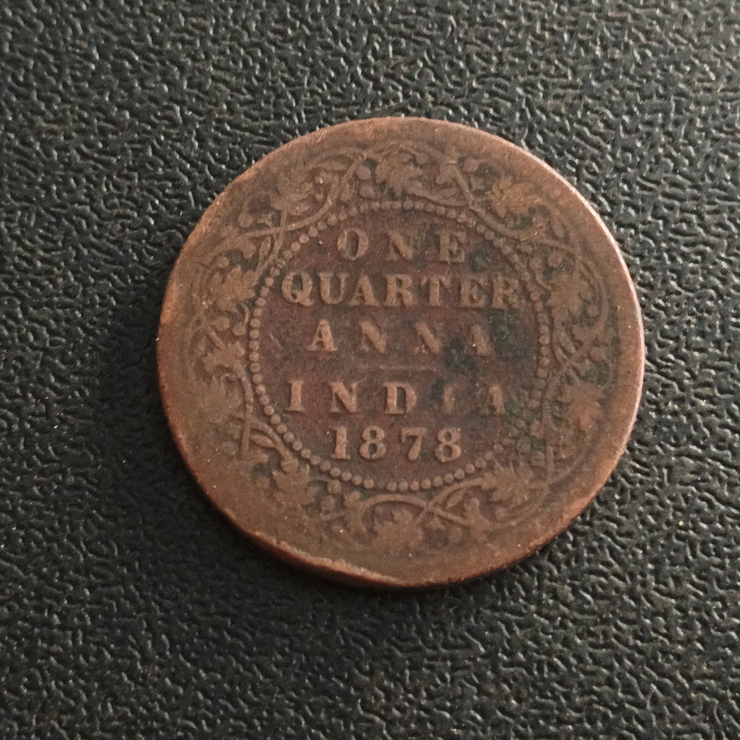 1/4 Anna 1878 Victoria scarce- (Ref : AUC0723)