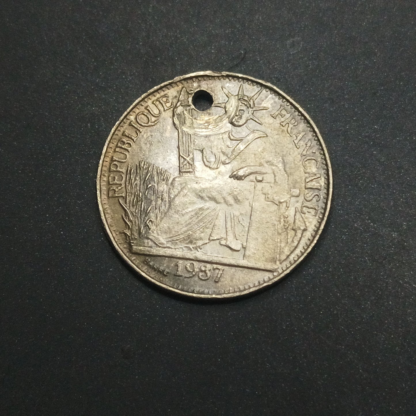 10 Cents (Pattern) Copper Nickel 1937 - French Indochina (Ref : AUC1572)