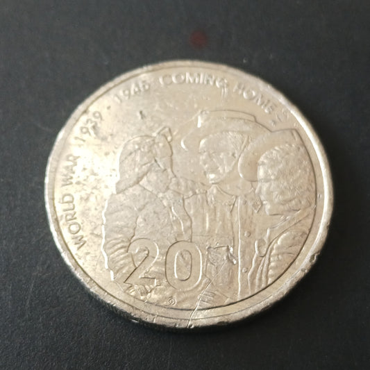 20 Cents 2005 (60th Anniversary of World War II - Coming Home) - Australia (Ref: AUC1885)