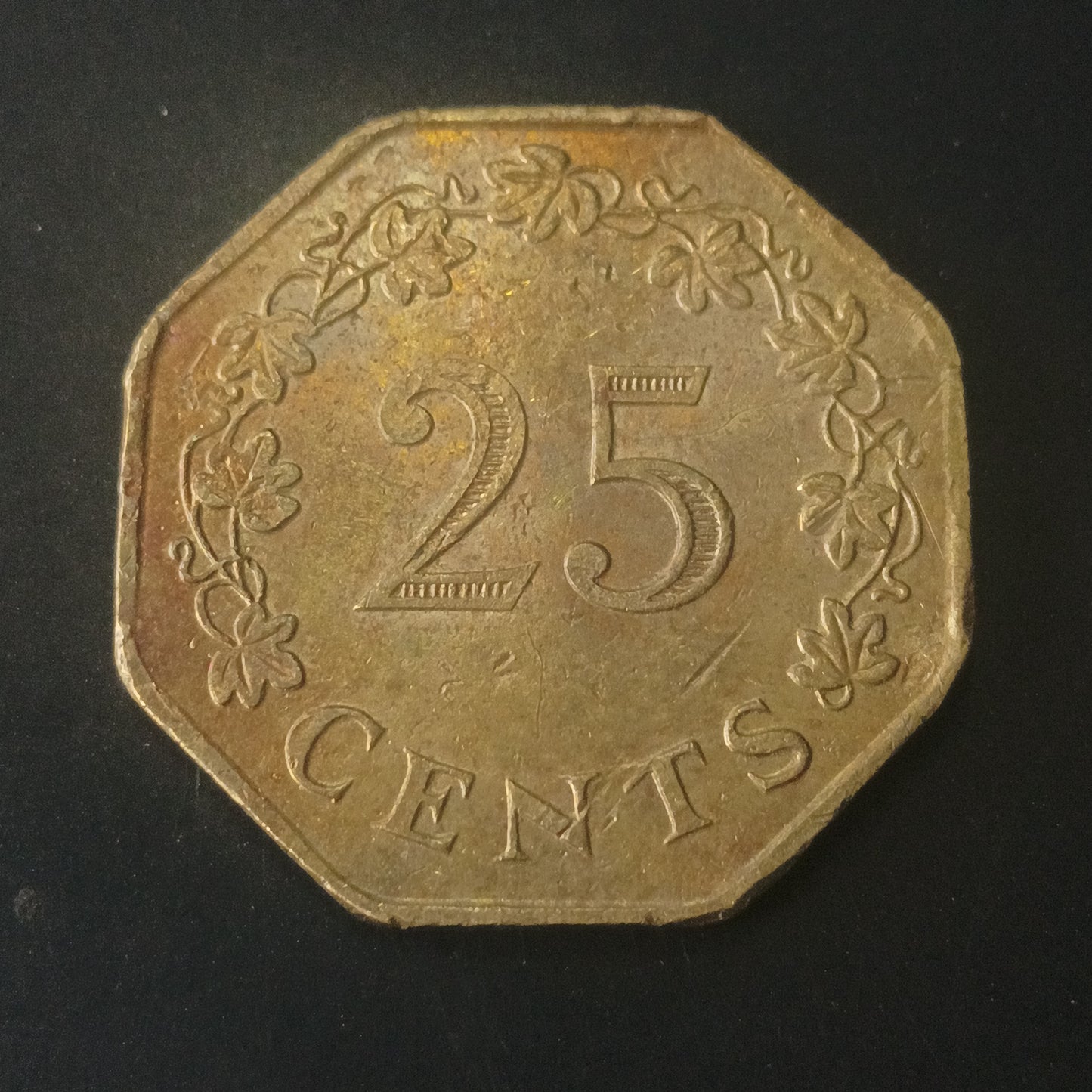 25 Cents 1975 (1st Anniversary of the Republic) - Malta