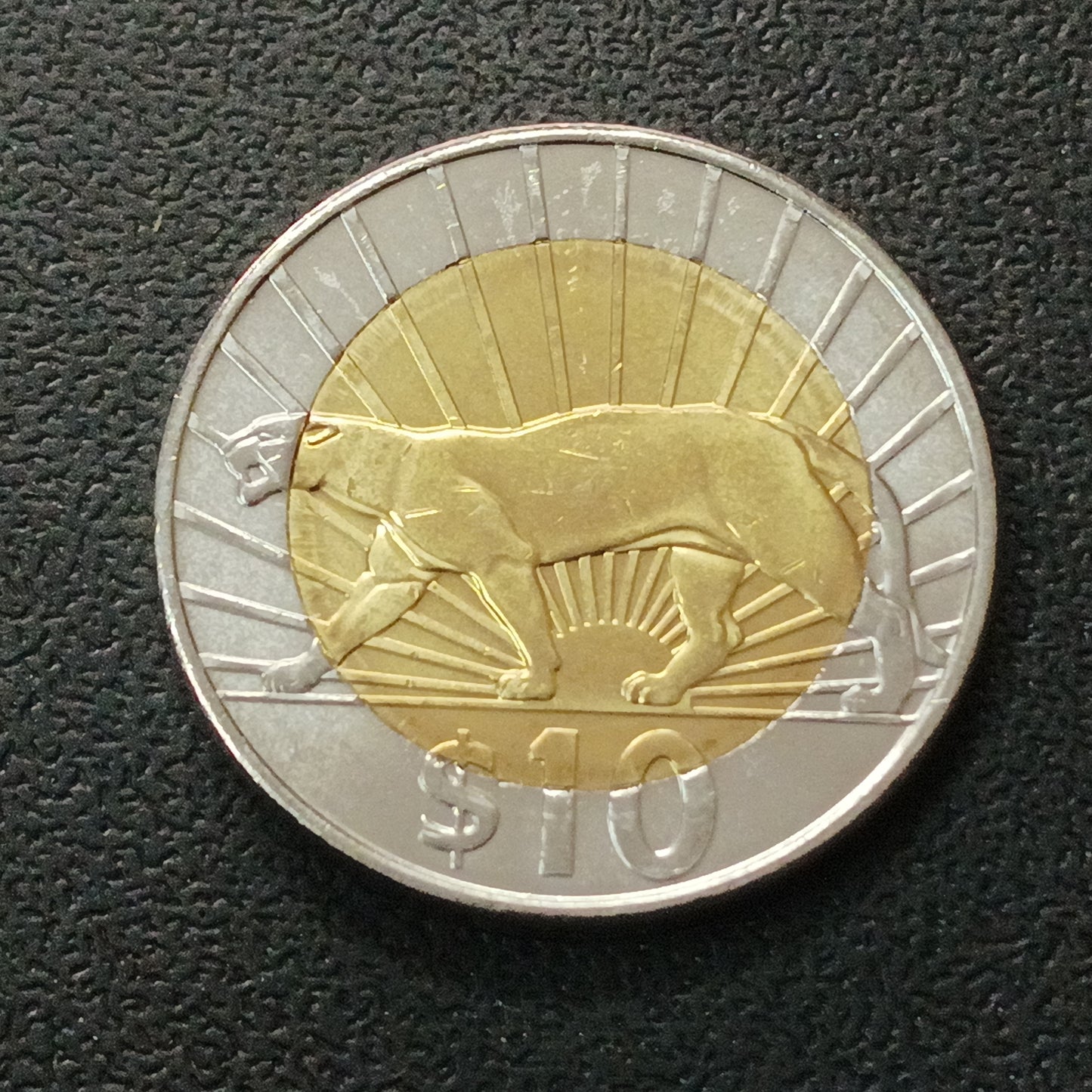 10 Pesos Uruguayos Puma 2015 UNC - Uruguay