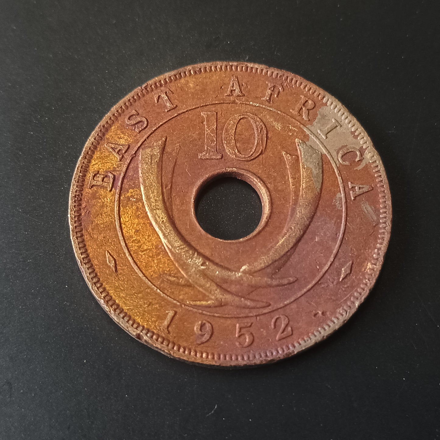 10 Cents 1952 George Vi - East Africa (Ref: AUC1622)