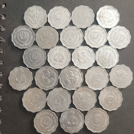 Lot of 25 Mix Aluminium Commemorative Coins VF+ to XF Grades (Ref : AUC0976)