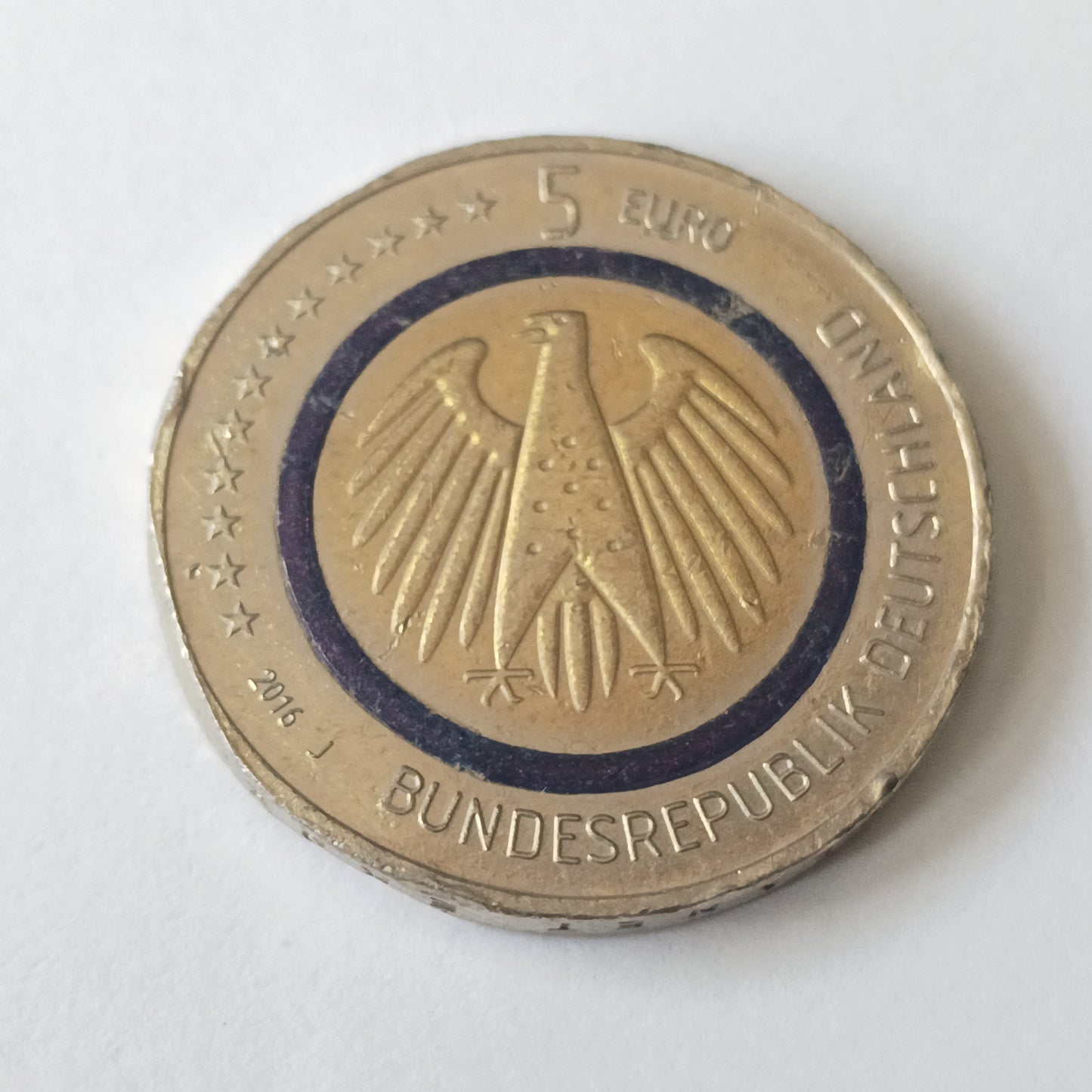 5 Euros 2016 (Planet Earth) Non Circulating COin - Germany ( Ref : AUC1824)
