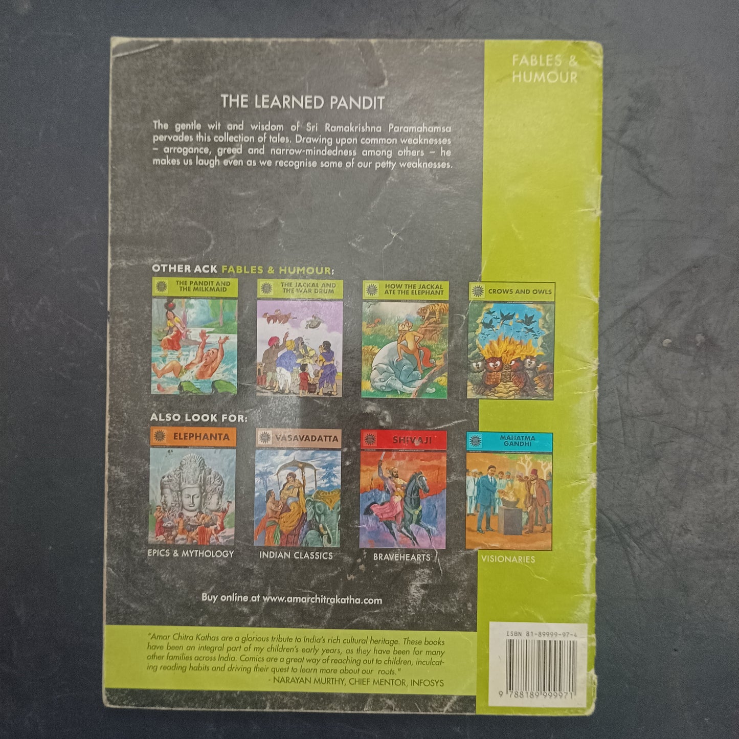 Amar Chitra Katha : The Learned Pandit (Pre owned - Good Condition)