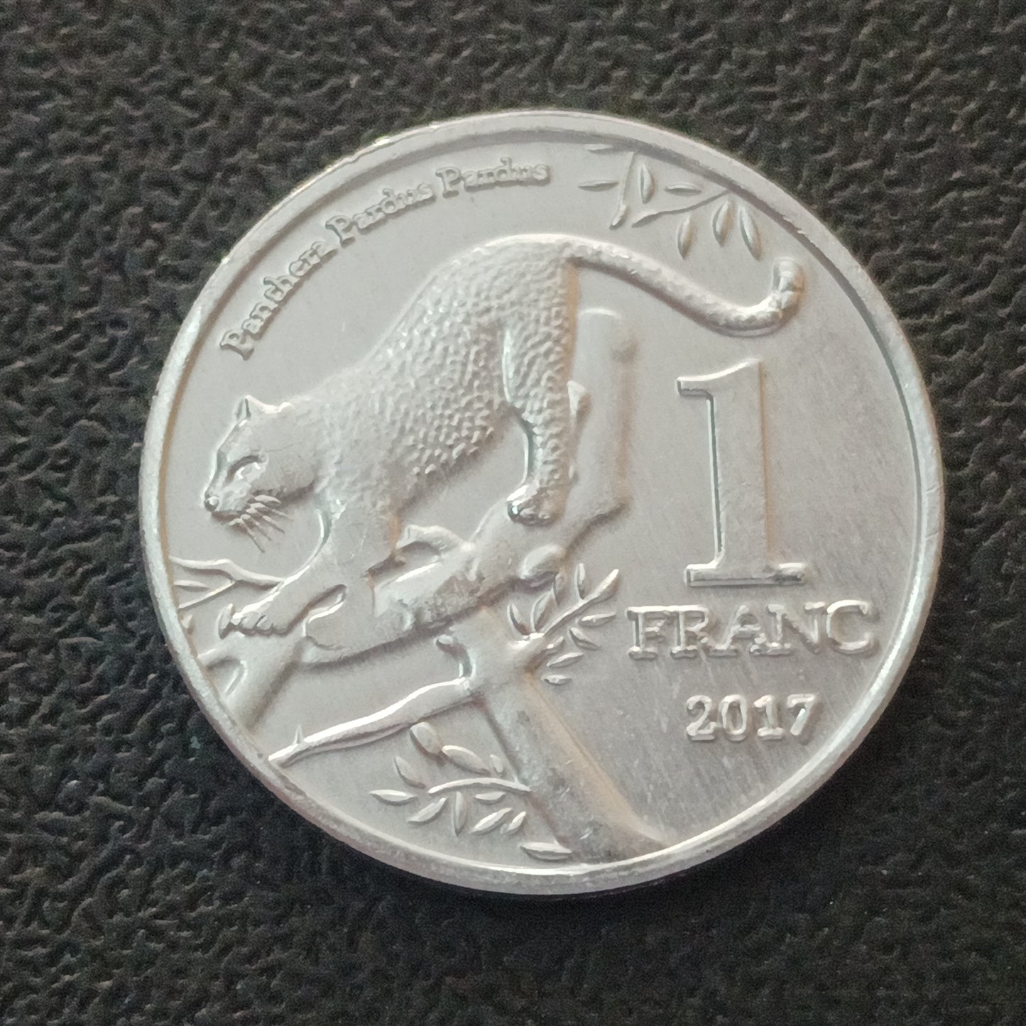 1 Franc 2017 UNC(Big Five: Leopard) - Katanga