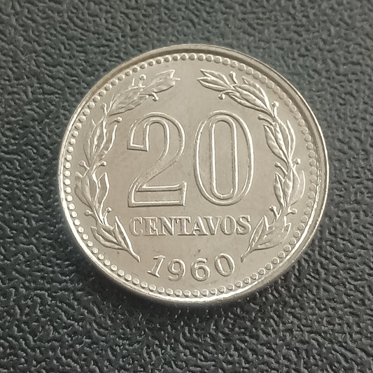 20 Centavos 1960 UNC - Argentina